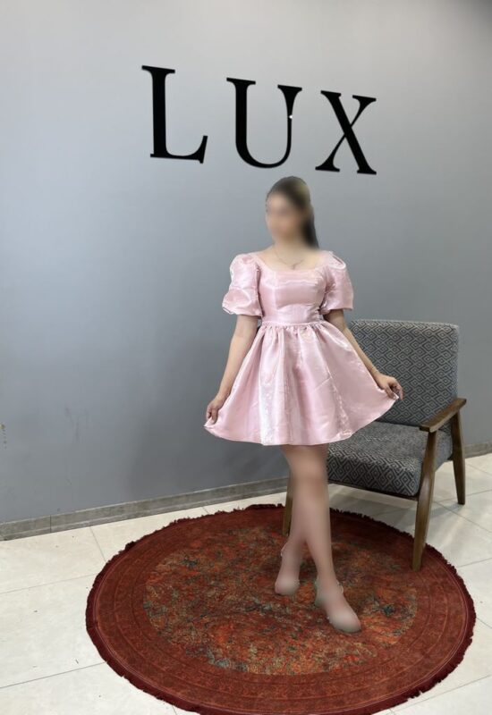 لباس مجلسی زنانه کوتاه مدل شبنم فروشگاه مزون لوکس