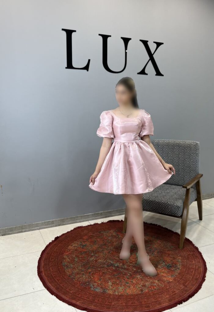 لباس مجلسی زنانه کوتاه مدل شبنم فروشگاه مزون لوکس