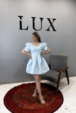 لباس مجلسی زنانه کوتاه مدل شبنم فروشگاه مزون لوکس